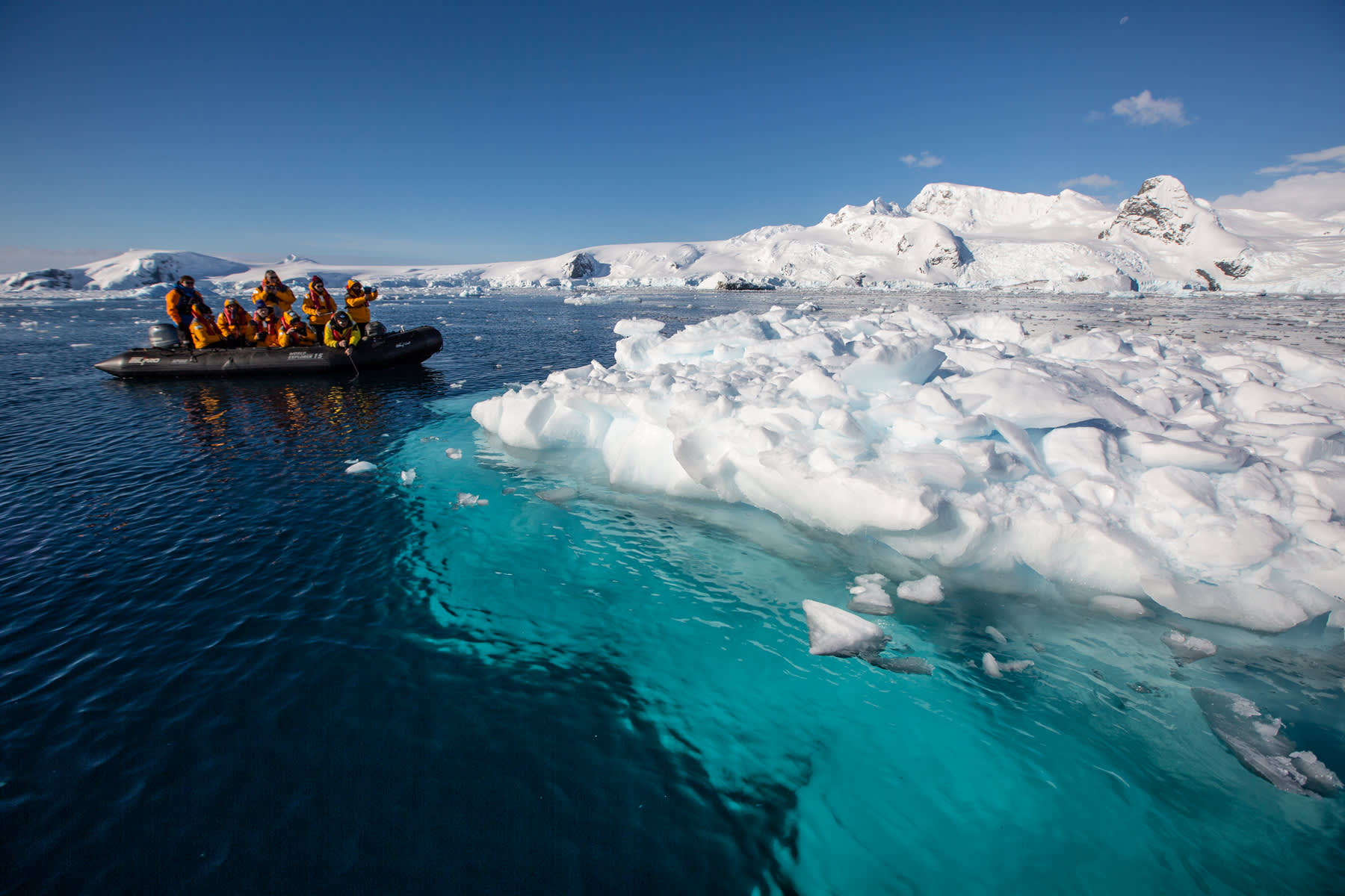 Zodiac cruising